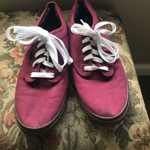 Burgundy Vans
